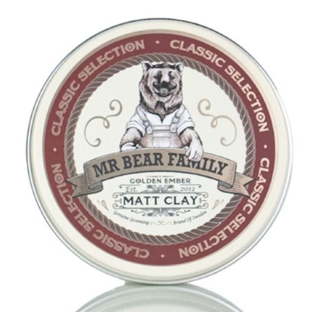 Cire Matt Clay 100gr "Golden Ember" Mr Bear Family