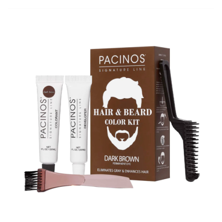 Kit de Coloration Pour Barbe Brun Foncé